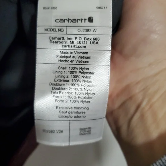 Carhartt Women's Maroon Jacket - Picture 6 of 13